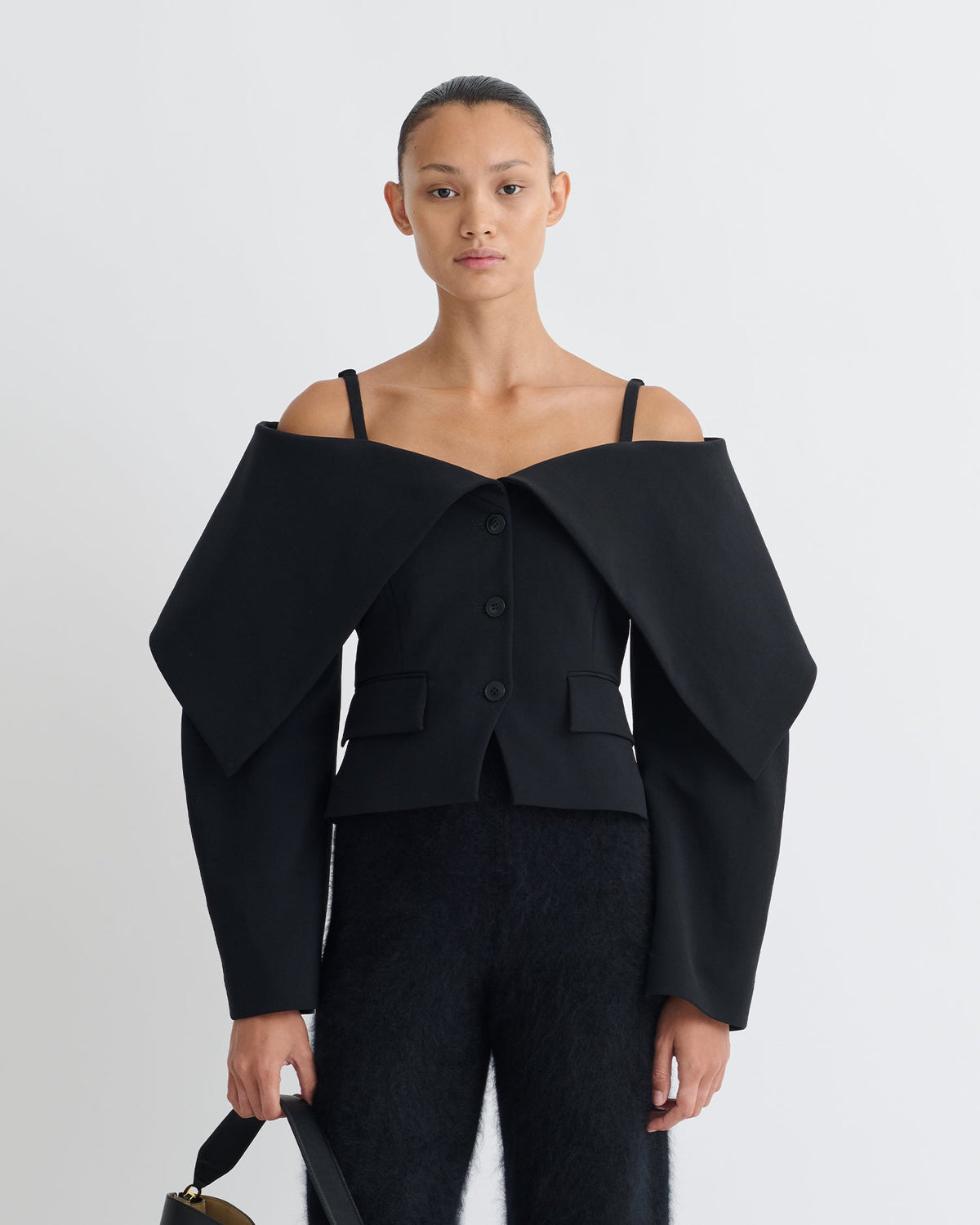 Amantha Structured blazer - Black | Nanushka