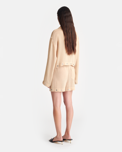 Dylla Relaxed shorts - Wax | Nanushka