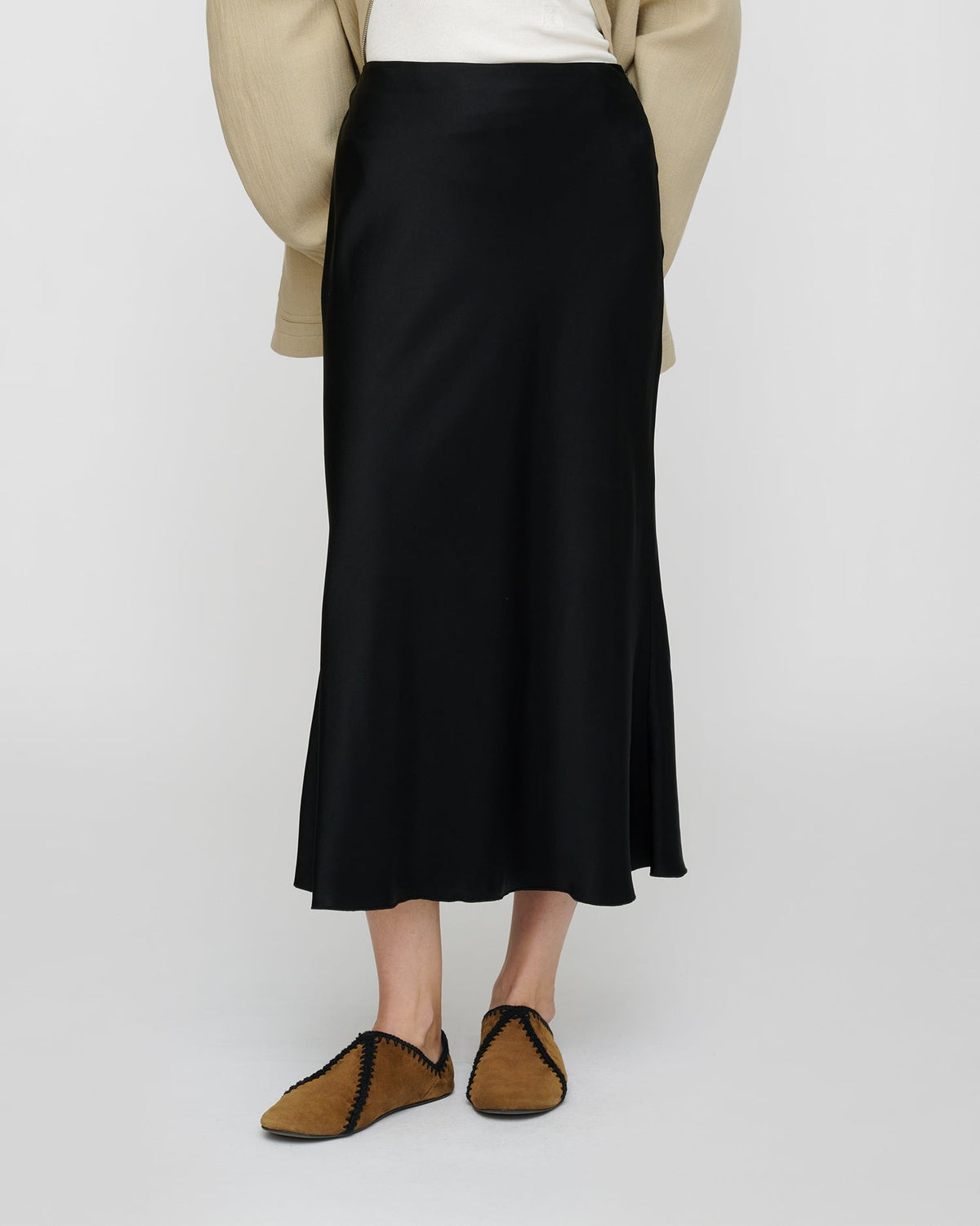Razi Midi skirt - Black | Nanushka