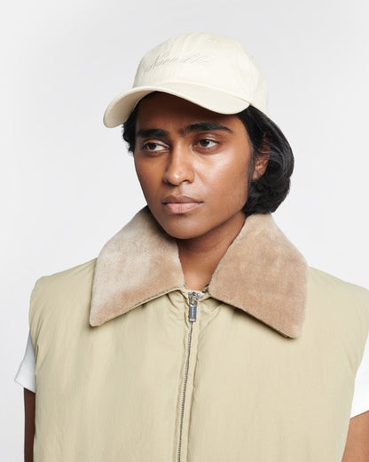 Val Baseball cap - Creme | Nanushka