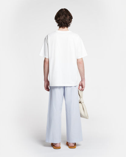 Reece Embroidered T-shirt - Off White | Nanushka