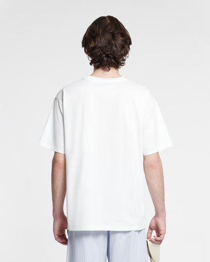 Reece Embroidered T-shirt - Off White | Nanushka