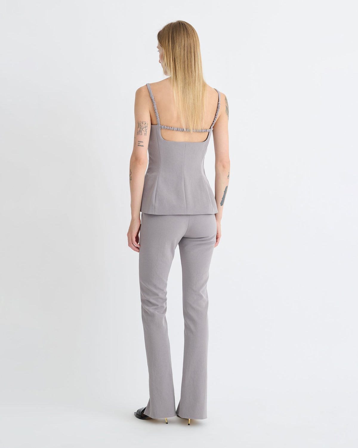 Laree Structured top - Grey | Nanushka