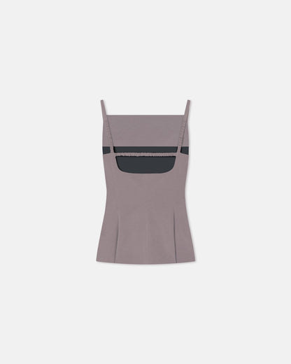 Laree Structured top - Grey | Nanushka