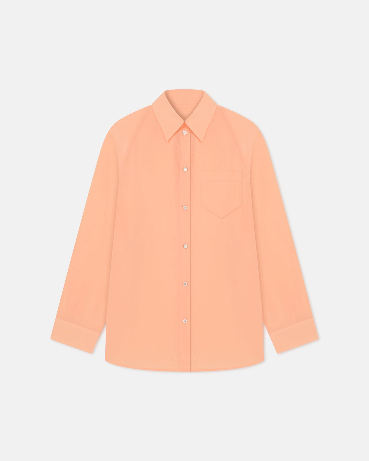 Arleen Crepe Organza Shirt - Apricot | Nanushka