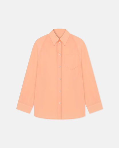 Arleen Crepe Organza Shirt - Apricot | Nanushka