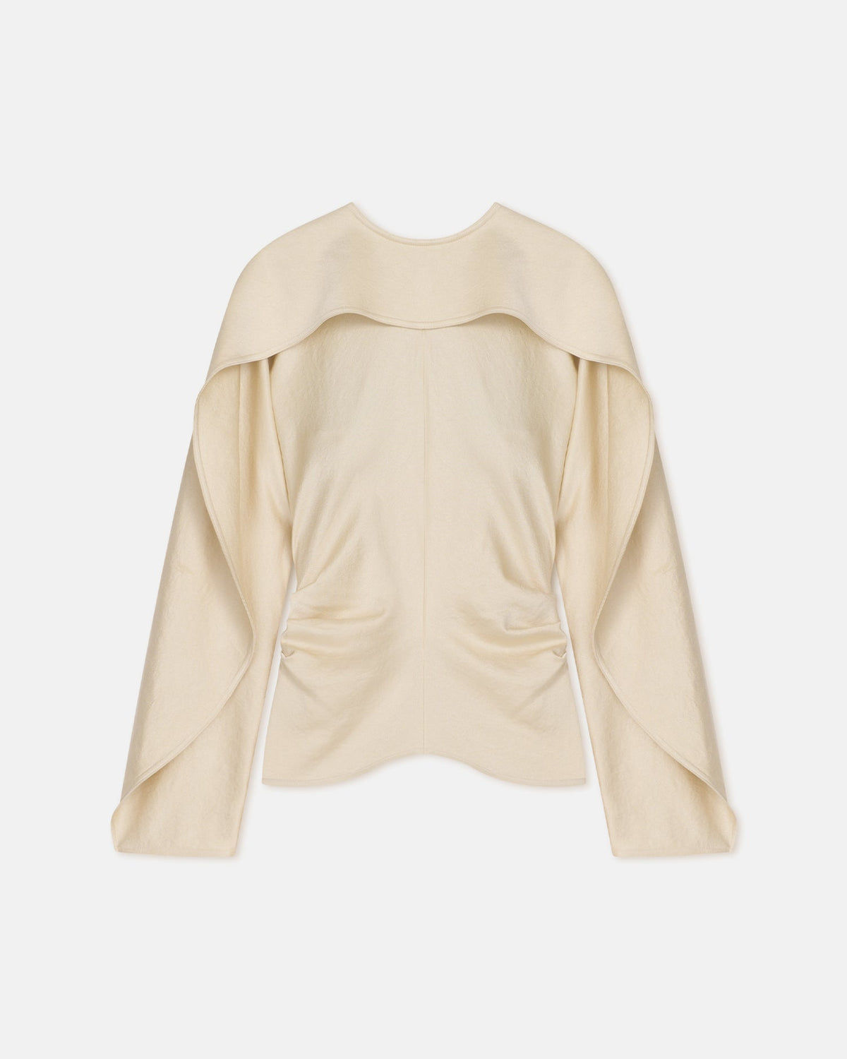 Jamille Long sleeve top - Ecru | Nanushka