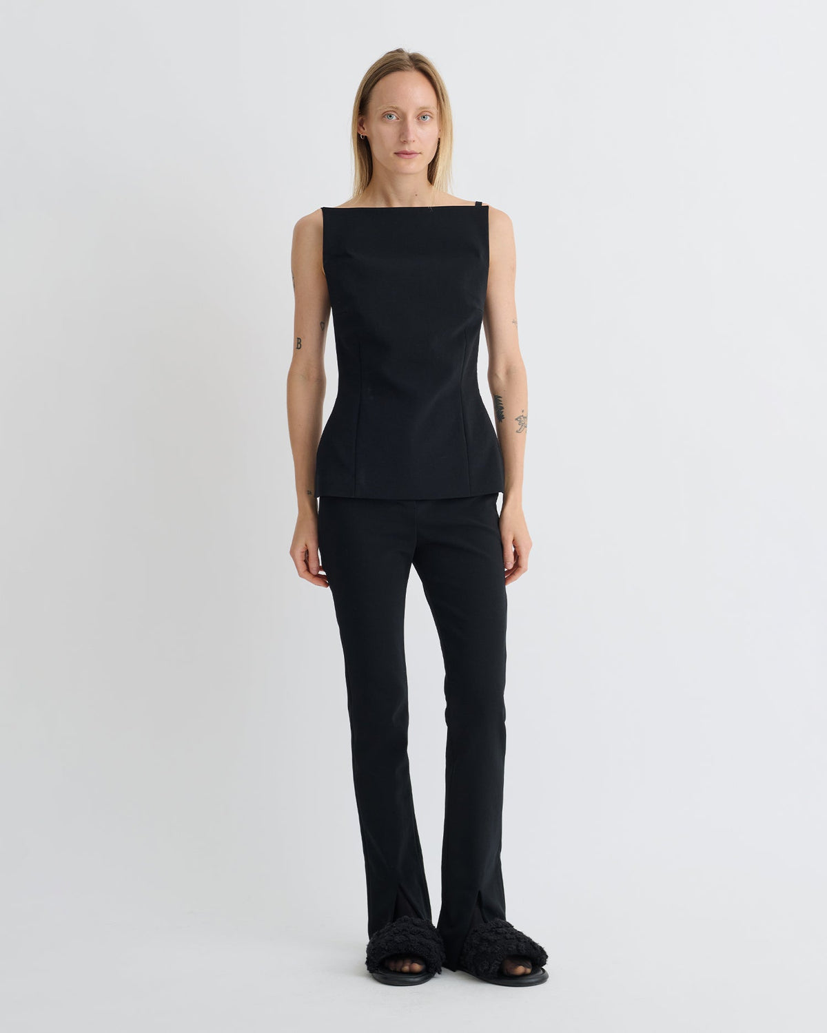 Laree Structured top - Black | Nanushka