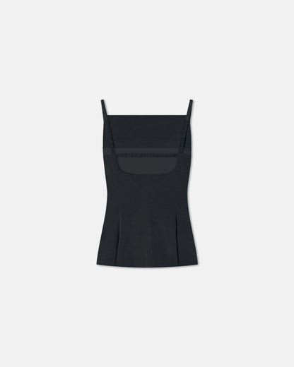 Laree Structured top - Black | Nanushka