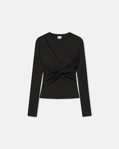 Izolda Top - Black | Nanushka