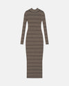 Black/brown/green stripe