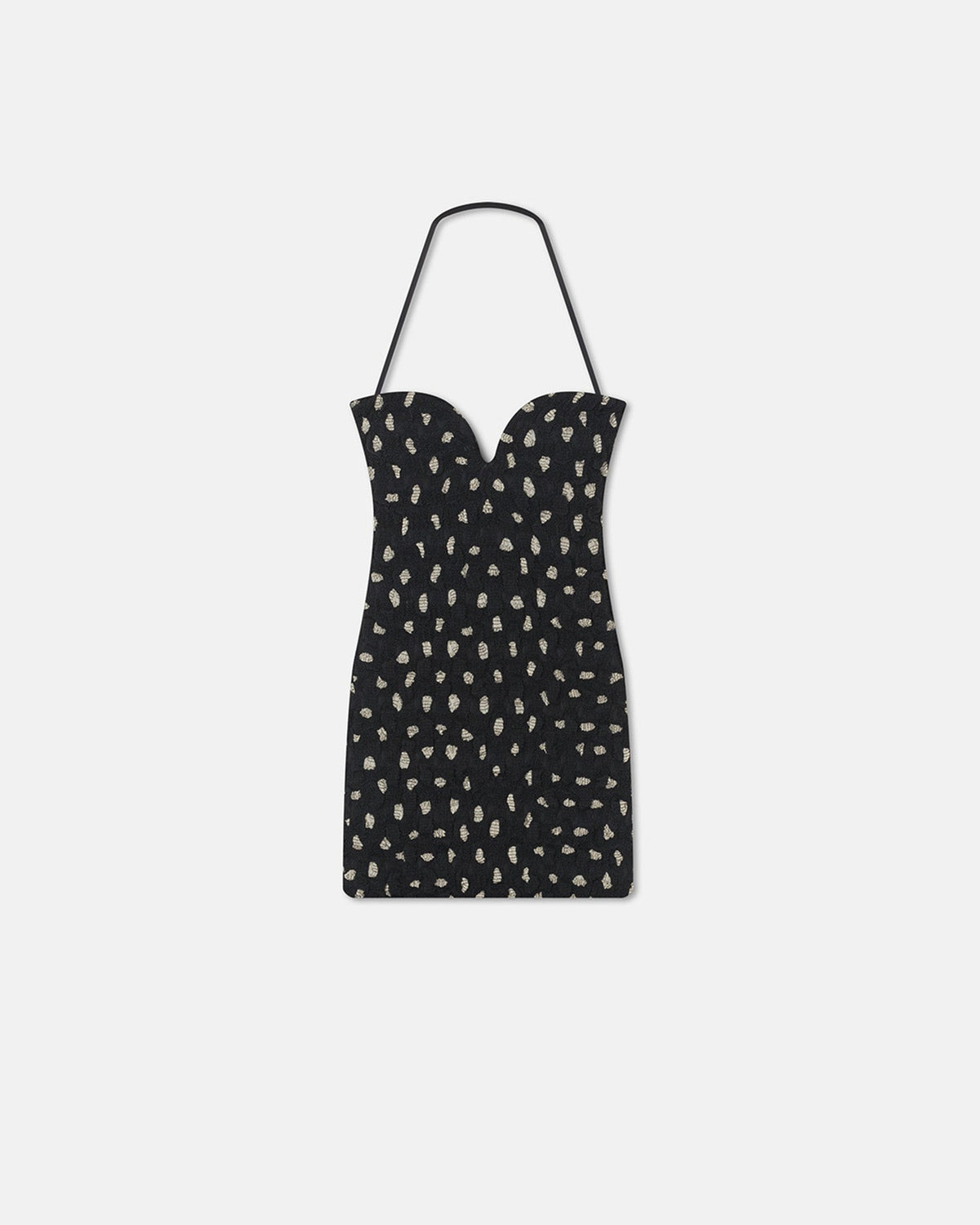 Jannika Seersucker Tech Chiffon Mini Dress - Polka | Nanushka