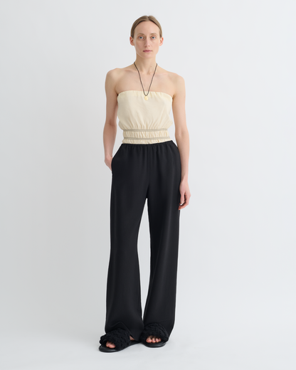 Arvenn Twill Suiting Pants - Black | Nanushka