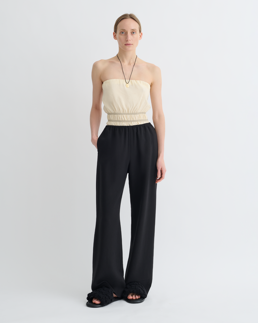 Arvenn Twill Suiting Pants - Black | Nanushka
