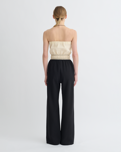 Arvenn Twill Suiting Pants - Black | Nanushka
