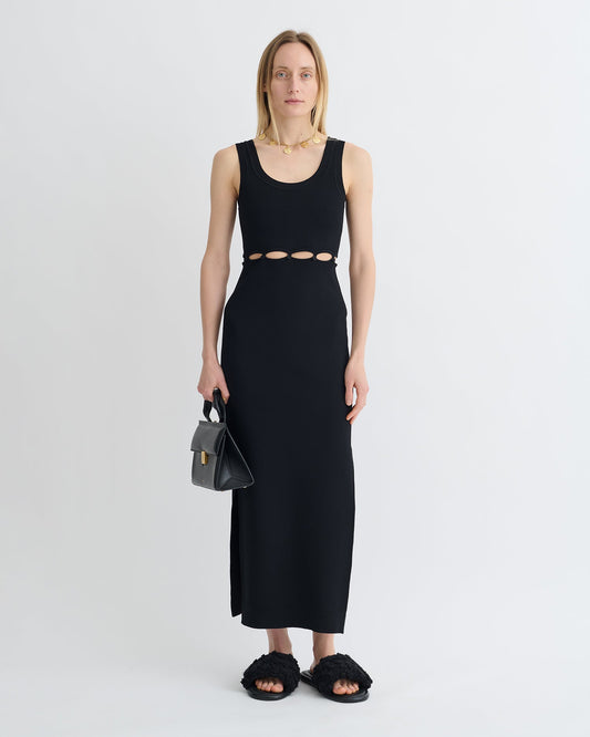 Maves Knitted Midi Dress - Black | Nanushka