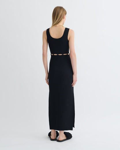 Maves Knitted Midi Dress - Black | Nanushka