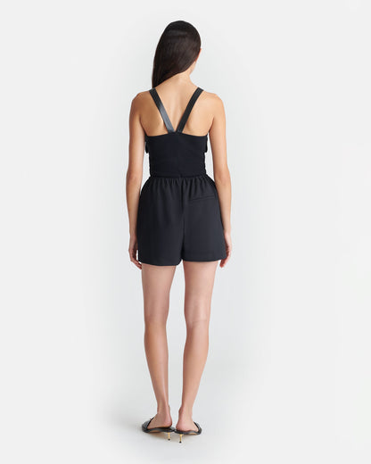 Dylla Relaxed shorts - Black | Nanushka